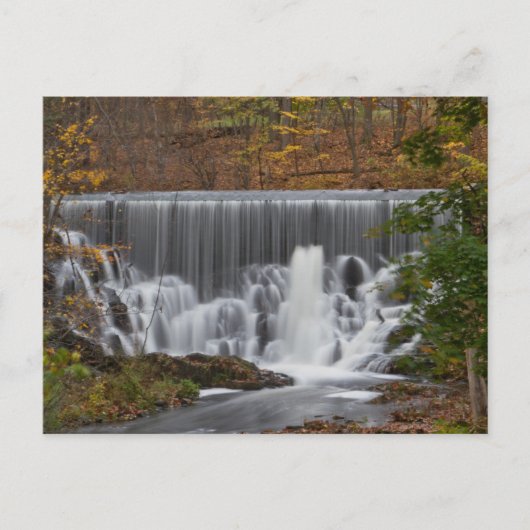 Fall Wasserfall Postkarte (Vorderseite)