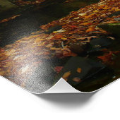 Fall Wasserfall und Creek Pennsylvania Natur Fotodruck (Ecke)