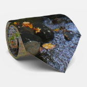 Fall Wasserfall und Creek Pennsylvania Natur Krawatte (Gerollt)