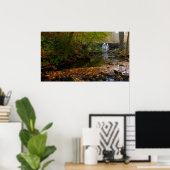 Fall Wasserfall und Creek Pennsylvania Natur Poster (Heimbüro)