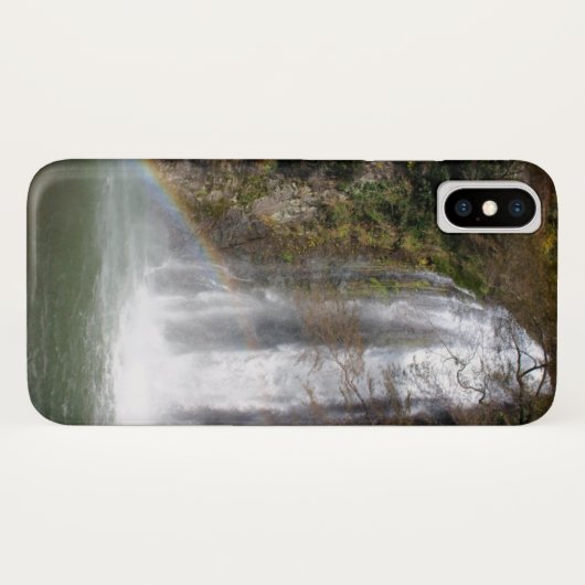 Fall Wasserfall und Regenbogen iPhone X Case-Mate iPhone Hülle (Rückseite (Horizontal))