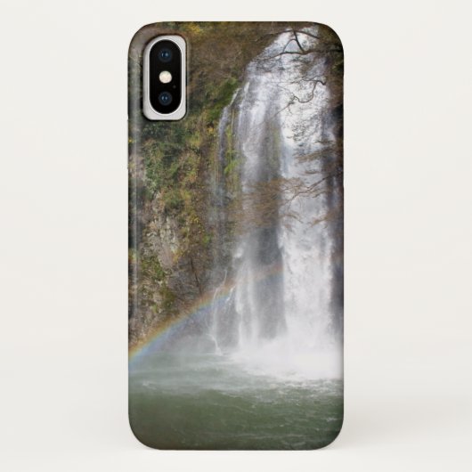 Fall Wasserfall und Regenbogen iPhone X Case-Mate iPhone Hülle (Rückseite)