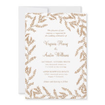 Fall Wasserfarbe Blätter Hochzeit