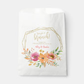 Fall Wasserfarbe Blumenbrunch Polterabend Geschenktütchen (Vorderseite)