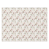 Fall Wasserfarbe Blumendusty Rose Hochzeit Tischdecke (Vorderseite (Horizontal))