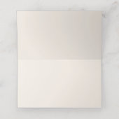 Fall Wasserfarbe Botanisch Platzkarte (Innenseite Aufgefaltet)