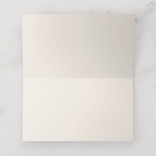 Fall Wasserfarbe Botanisch Platzkarte (Innenseite Aufgefaltet)