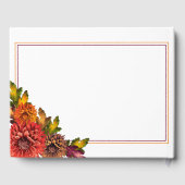 Fall Wasserfarbe Foto Bereavement | Beerdigung Gästebuch (Rückseite)