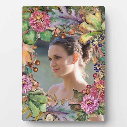 Fall Wasserfarbe | Ihr Foto Fotoplatte (Vorderseite)