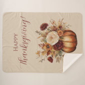 Fall Wasserfarbe Pumpen und Blume- Sherpadecke (Vorderseite (Horizontal))