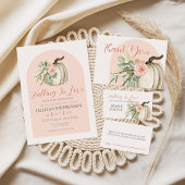 Fall Wasserfarbe Pumpkin Rosa und Rost Vielen Dank Dankeskarte