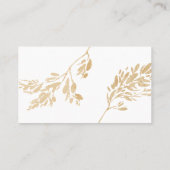 Fall Wasserfarbe Pumpkin Wheat Dusche Registrierun Visitenkarte (Rückseite)