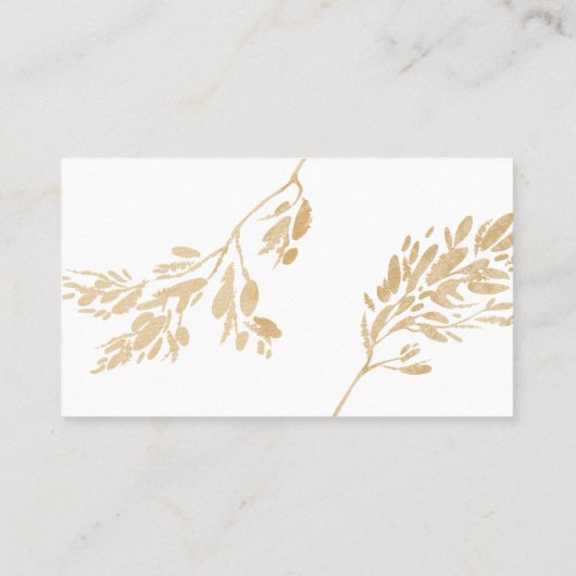 Fall Wasserfarbe Pumpkin Wheat Dusche Registrierun Visitenkarte (Rückseite)