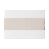 Fall Wasserfarbe Rustikale Blumenhochzeit Einladungsbanderole (Rückseitenbeispiel)