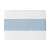 Fall Wasserfarbe Rustikale Blumenhochzeit Einladungsbanderole (Rückseitenbeispiel)