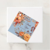 Fall Wasserfarbe Rustikale Flora Danke Hochzeit Geschenkanhänger (Beispiel)