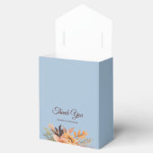 Fall Wasserfarbe Rustikale Flora Danke Hochzeit Geschenkschachtel (Geöffnet)