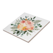 Fall Wasserfarbe Rustikale Pfirsichfarben Blume Bo Fliese (Seite)