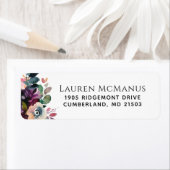 Fall Wasserfarben-Blüten und Eukalyptus (Insitu)