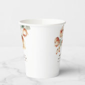 Fall Wasserfarbene Blume Elegantes Party Dusche Pappbecher (Links)