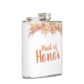 Fall Wasserfarbene Trauzeugin Flachmann (Rechts)