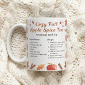 Fall Watercolor Apple Spice Tea Recipe Kaffeetasse