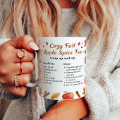 Fall Watercolor Apple Spice Tea Recipe Kaffeetasse