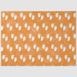 Fall Watercolor Baby Shooting Footprint Muster Seidenpapier