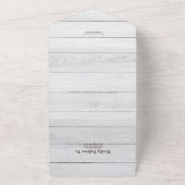 Fall Watercolor Pampas Grass Wedding All In One Einladung (Außenbereich)