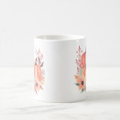 Fall Watercolor Pumpkin Boho Kaffeetasse (Mittel)