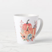 Fall Watercolor Pumpkin Boho Milchtasse (Rechte Ecke)