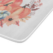 Fall Watercolor Pumpkin Boho Schneidebrett (Ecke)