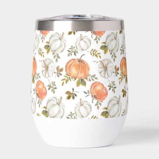 Fall Watercolor Pumpkin Pattern (Vorderseite)