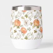 Fall Watercolor Pumpkin Pattern (Rückseite)