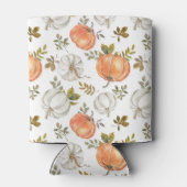 Fall Watercolor Pumpkin Pattern Dosenkühler (Rückseite)