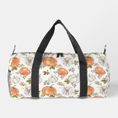 Fall Watercolor Pumpkin Pattern Duffle Bag (Rückseite)