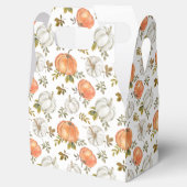 Fall Watercolor Pumpkin Pattern Geschenkschachtel (Geöffnet)