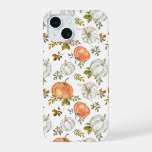 Fall Watercolor Pumpkin Pattern iPhone 15 Hülle
