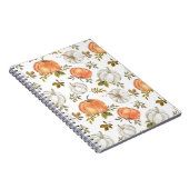 Fall Watercolor Pumpkin Pattern Notizblock (Rechte Seite)