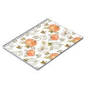 Fall Watercolor Pumpkin Pattern Notizblock (Linke Seite)