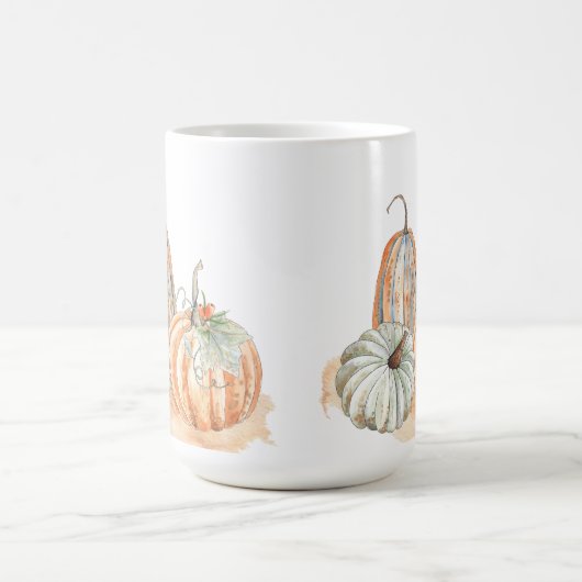 Fall Watercolor Pumpkins Kaffeetasse (Mittel)