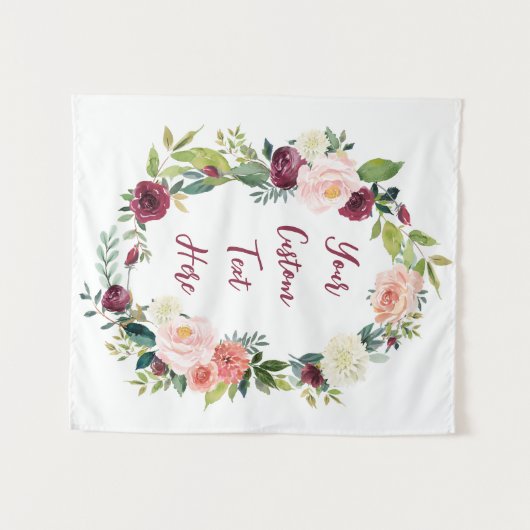 Fall Wedding Backdrop Autumn Fotobooth Decor Prop Wandteppich (Vorderseite (Horizontal))