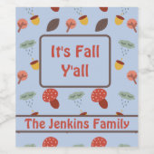 Fall Weinetikett (Einzelnes Label)