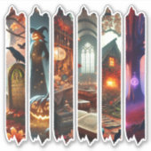 Fall Whimsigoth Magical Mystery Washi Tapanner Aufkleber (Vorderseite)