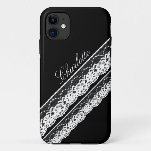 Fall White Lace Ribbons iPhone 5 Case-Mate iPhone Hülle (Rückseite)