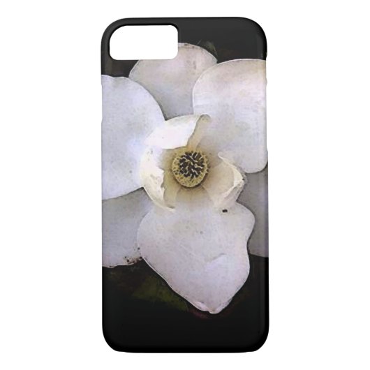 Fall White Magnolia iPhone 7 Case-Mate iPhone Hülle (Rückseite)