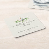 Fall White Pumpkin Baby Duschplatz Untersetzer (angewinkelt)