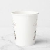 Fall White Pumpkin-Brautparty Pappbecher (Rechts)