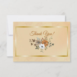 Fall White Pumpkin Roust Hochzeit Danke Karten