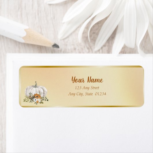 Fall White Rust Pumpkin Wedding (Insitu)